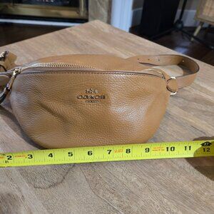 Coach Brown Leather Belt Bag